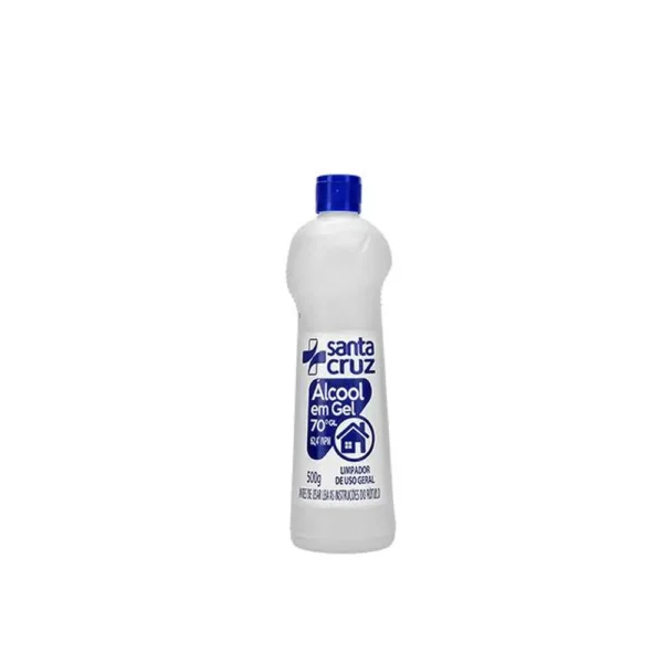 Álcool Gel Santa Cruz 70ºINPM 500mL 