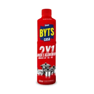 Limpa Inox e Alumínio 2×1 BYTS 500ml
