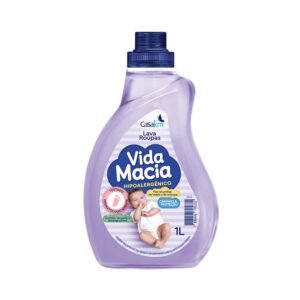 CasaKM Lava Roupas Vida Macia Glicerina & Amêndoas 1L