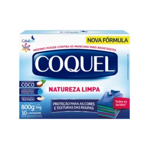 Lava Roupa em Pó Natureza Limpa COQUEL 800g