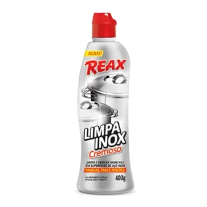 O Limpa Inox Cremoso Reax 400g