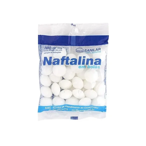 Naftalina em Bolas Sanilar 50g