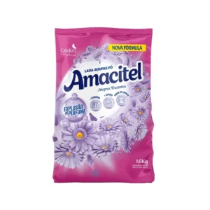 Lava Roupas Pó Alegres Encantos Amacitel 1,6KG