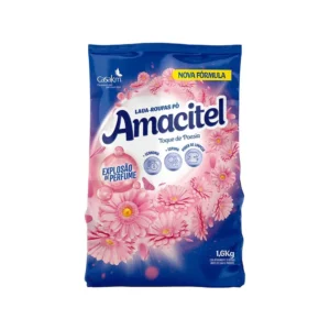Lava Roupas em Pó Amacitel Toque de Poesia 1,6kg
