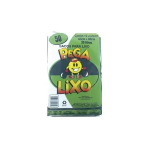 Saco de Lixo Pega Lixo 50L  
