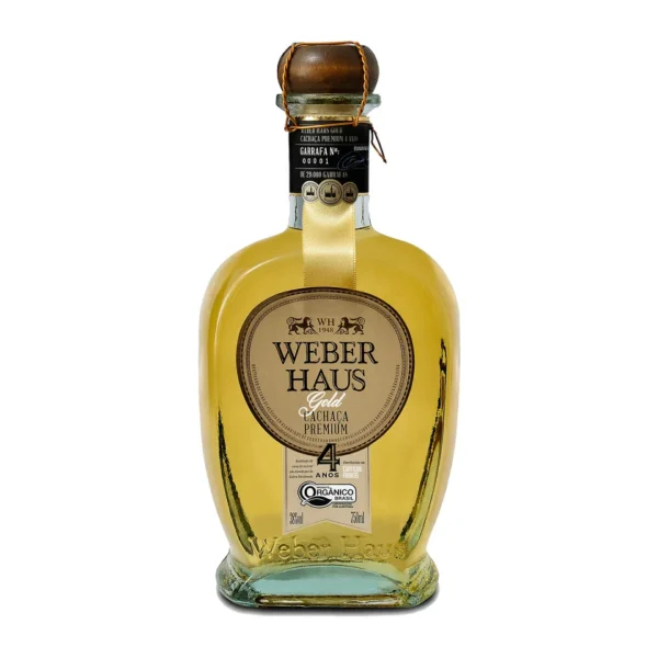 Cachaça Extra Premium Gold 4 Anos Weber Haus 750ml