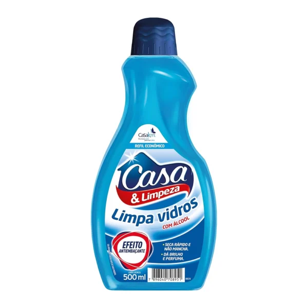 Limpa Vidros Antiembaçante Casa & Limpeza 500ml