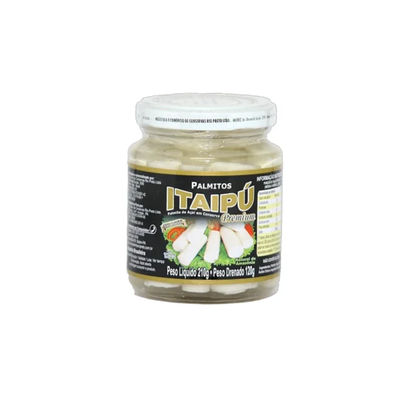 Palmito Premium Itaipu Aperitivo 210g/120g 