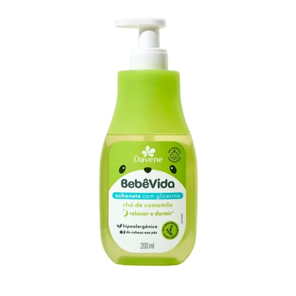 Sabonete Líquido Chá de Camomila Bebê Vida 200ML