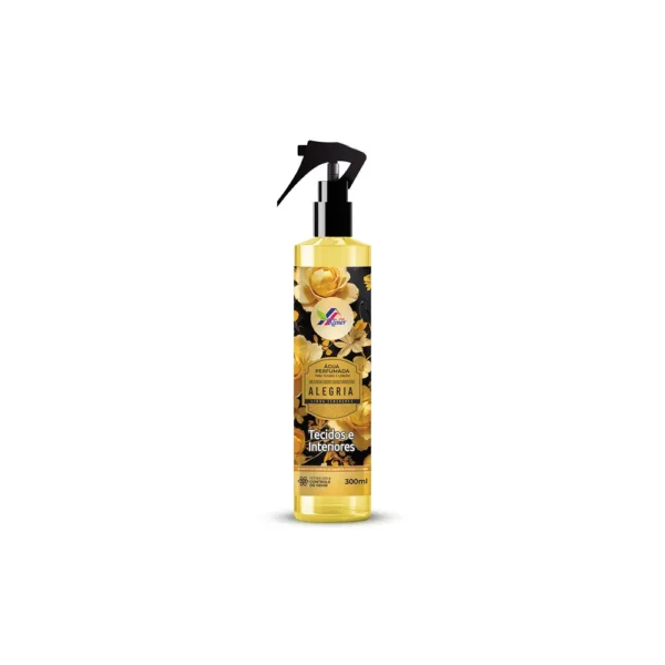 Água Perfumada Spray para Tecidos e Lençóis Alegria Casa Kliner 300mL