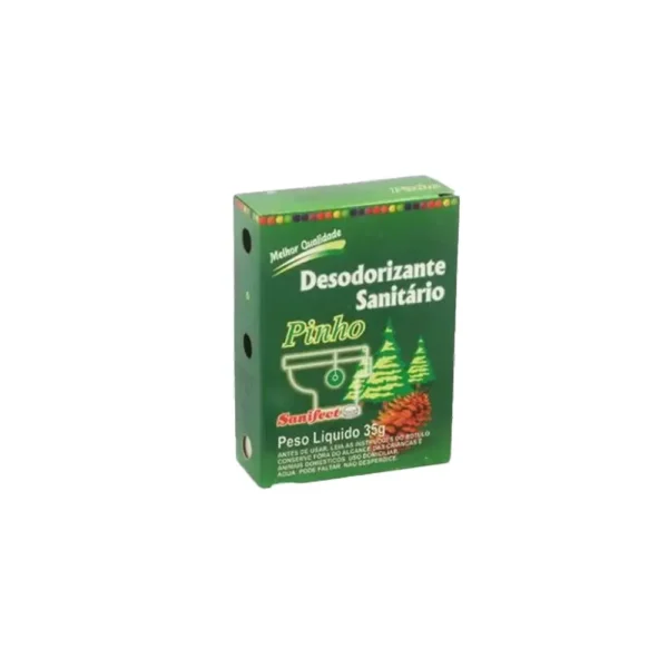 Pedra Sanitária Sanifect Pinho com 12 unidades 35g